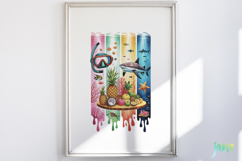 Brushstroke Summer Sublimation Product Image 2