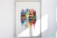 Brushstroke Summer Sublimation Product Image 2