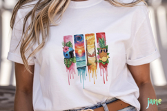 Brushstroke Summer Sublimation Product Image 5