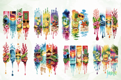 Brushstroke Summer Sublimation Product Image 6