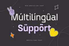 Brutalisme - Neo-Brutalism Font Product Image 8