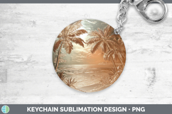 GorgeousBS01 Copper Relief Keychain design.