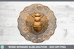 GorgeousBS01 Copper Relief Wind Spinner design.