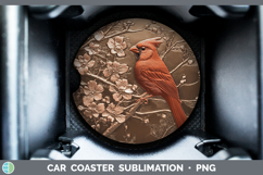 GorgeousBS01 Copper Relief Car Coaster design.