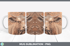 GorgeousBS01 Copper Relief Mug Wrap design.