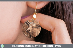 GorgeousBS01 Copper Relief Round Earrings design.
