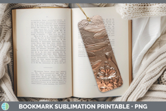 GorgeousBS01 Copper Relief Bookmark design.