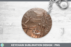 GorgeousBS01 Copper Relief Keychain design.