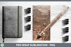 GorgeousBS01 Copper Relief Pen Wrap design.