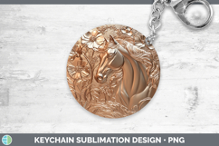 GorgeousBS01 Copper Relief Keychain design.