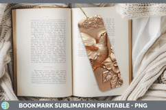 GorgeousBS01 Copper Relief Bookmark design.