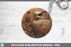 GorgeousBS01 Copper Relief Keychain design.