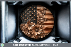 GorgeousBS01 Copper Relief Car Coaster design.