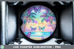 GorgeousBS01 Glitter Car Coaster design.