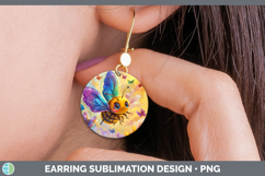 GorgeousBS01 Glitter Round Earrings design.