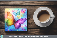 GorgeousBS01 Glitter Square Coaster design.