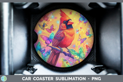 GorgeousBS01 Glitter Car Coaster design.