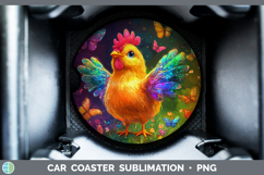 GorgeousBS01 Glitter Car Coaster design.