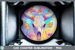GorgeousBS01 Glitter Car Coaster design.