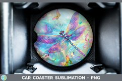 GorgeousBS01 Glitter Car Coaster design.