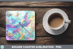 GorgeousBS01 Glitter Square Coaster design.