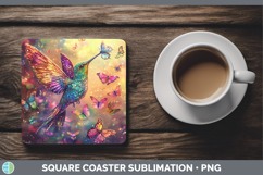 GorgeousBS01 Glitter Square Coaster design.