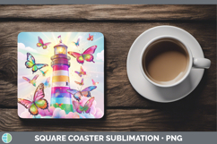 GorgeousBS01 Glitter Square Coaster design.