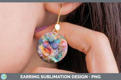 GorgeousBS01 Glitter Round Earrings design.