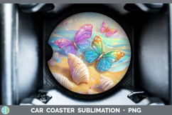 GorgeousBS01 Glitter Car Coaster design.