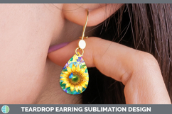 GorgeousBS01 Glitter Teardrop Earrings design.