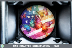 GorgeousBS01 Glitter Car Coaster design.