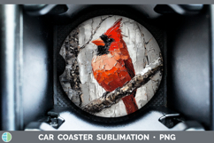 GorgeousBS01 Thick Paint Car Coaster design.