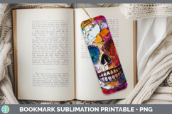 GorgeousBS01 Thick Paint Bookmark design.
