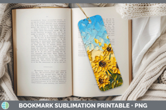 GorgeousBS01 Thick Paint Bookmark design.