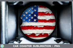 GorgeousBS01 Thick Paint Car Coaster design.