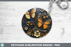 GorgeousBS01 Tooled Leather Keychain design.