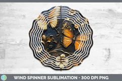 GorgeousBS01 Tooled Leather Wind Spinner design.