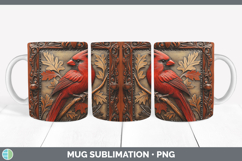 GorgeousBS01 Tooled Leather Mug Wrap design.