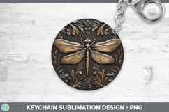 GorgeousBS01 Tooled Leather Keychain design.
