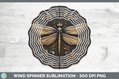 GorgeousBS01 Tooled Leather Wind Spinner design.