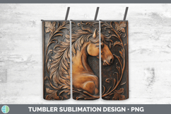 GorgeousBS01 Tooled Leather Tumbler design.