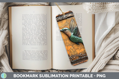 GorgeousBS01 Tooled Leather Bookmark design.