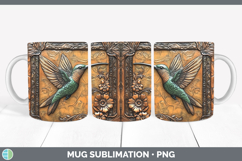 GorgeousBS01 Tooled Leather Mug Wrap design.