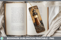 GorgeousBS01 Tooled Leather Bookmark design.