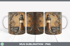 GorgeousBS01 Tooled Leather Mug Wrap design.