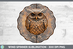 GorgeousBS01 Tooled Leather Wind Spinner design.