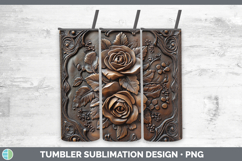 GorgeousBS01 Tooled Leather Tumbler design.