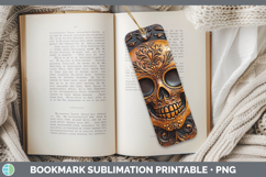 GorgeousBS01 Tooled Leather Bookmark design.