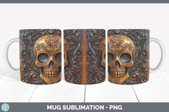 GorgeousBS01 Tooled Leather Mug Wrap design.
