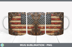 GorgeousBS01 Tooled Leather Mug Wrap design.